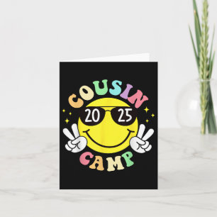 Cousin Camp 2025 Camping Campfire Sommerferien Karte