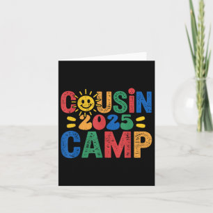 Cousin Camp 2025 Camping Campfire Sommerferien Karte