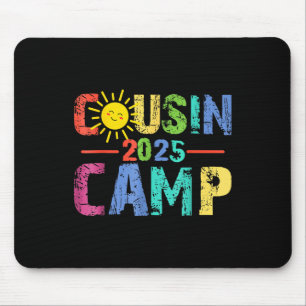 Cousin Camp 2025 Camping Campfire Sommerferien Mousepad
