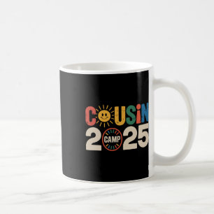 Cousin Camp 2025 Camping Lagerfeuer Sommerferien Kaffeetasse