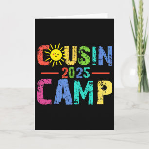 Cousin Camp 2025 Camping Lagerfeuer Sommerferien Karte