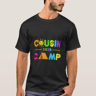 Cousin Camp 2025 Camping Sommerurlaub 2025 Fami T-Shirt