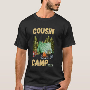 Cousin Camp 2025 Cousin Lagerfeuer Passende Famili T-Shirt
