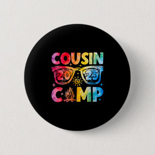 Cousin-Camp 2025 Familienurlaub Sommer-Camping Button