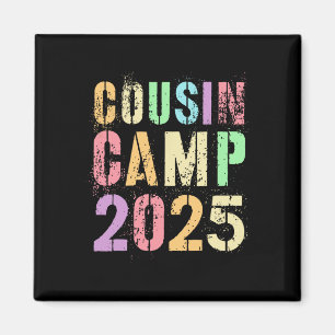 Cousin Camp 2025 Familienurlaub Sommer-Camping Cr Magnet