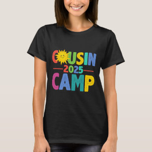 Cousin Camp 2025 Familienurlaub Sommer Camping Cr T-Shirt