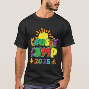 Cousin Camp 2025 Familienurlaub Sommer Camping Cr T-Shirt