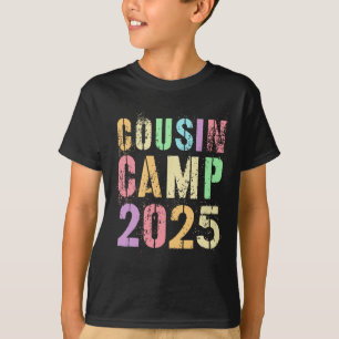 Cousin Camp 2025 Familienurlaub Sommer Camping Cr T-Shirt