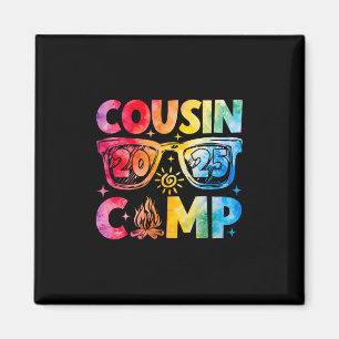 Cousin Camp 2025 Familienurlaub Sommer Camping Magnet