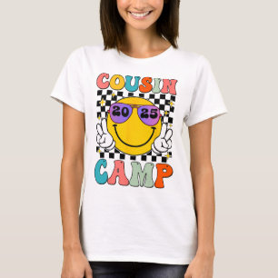 Cousin Camp 2025 Familienurlaub Sommer Kinder Camp T-Shirt