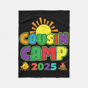 Cousin Camp 2025 Familienurlaub Sommerurlaub Campi Fleecedecke
