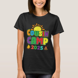 Cousin Camp 2025 Familienurlaub Sommerurlaub Campi T-Shirt