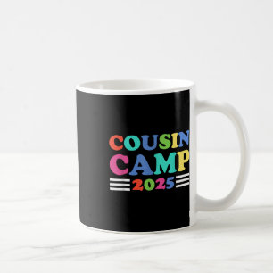 Cousin-Camp 2025 Lustiges Sommer-Camping-Familie Kaffeetasse