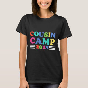 Cousin Camp 2025 Lustiges Sommer-Camping Familie T-Shirt