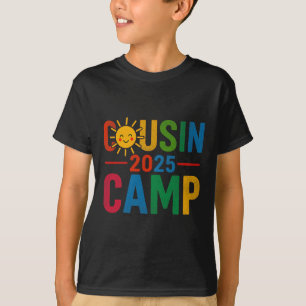 Cousin-Camp 2025 Sommerferien Familienzusammenkunf T-Shirt