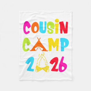 Cousin Camp 2026 Familie Oma Opa Sommer Fleecedecke