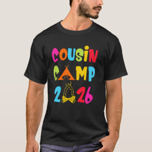 Cousin Camp 2026 Familie Oma Opa Sommerferien T-Shirt