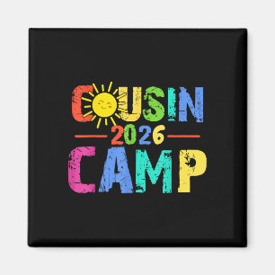 Cousin-Camp 2026 Familienurlaub Sommer-Camping Magnet