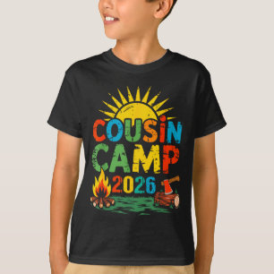 Cousin-Camp 2026 Familienurlaub Sommer-Camping T-Shirt