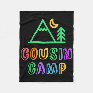Cousin Camp Bergwald Bestes Camping Beste Freunde  Fleecedecke