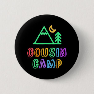 COUSIN CAMP Bergwald Bestes Camping je Button