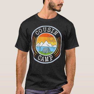 Cousin Camp Camper Camping Crew Campfire Sommer Va T-Shirt