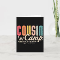 Cousin Camp Crew 2024 Erinnerungen Familienurlaub
