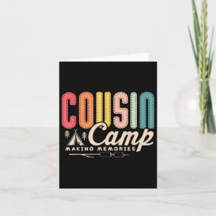 Cousin Camp Crew 2024 Erinnerungen schaffen Famili Karte
