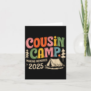 Cousin Camp Crew 2025 Erinnerungen Familie Karte