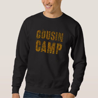 Cousin Camp Leopard Print Nana Dada Ausbildung 2 Sweatshirt