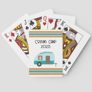 Cousin Camp Retro Camper Klassische Spielkarten