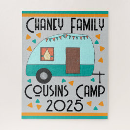 Cousin Camp Retro Camper Puzzle