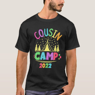 Cousin Camp S 2022 Camping Sommerferien T-Shirt