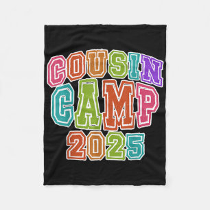 Cousin Camping Crew 2025 Frühjahrspause Sommerreis Fleecedecke