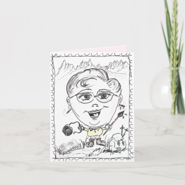 Cousin Cartoon Karte (Vorderseite)