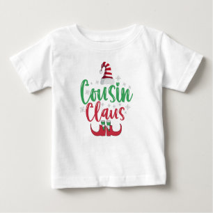 Cousin Claus Funny Santa Family - passendes Gesche Baby T-shirt