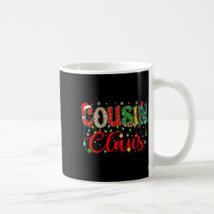 Cousin Claus Weihnachtslichter Pyjama Familie Matc Kaffeetasse