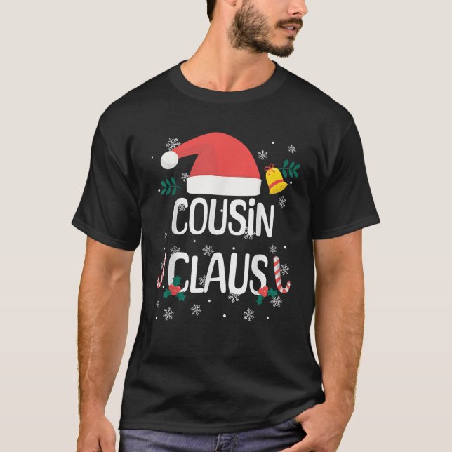 COUSIN Claus Weihnachtsmannmütze Weihnachten Weihn T-Shirt (Vorderseite)