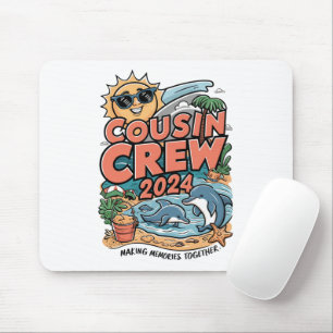 Cousin-Crew 2024 Sommerferien Strand Familientrip Mousepad