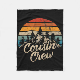 Cousin Crew 2025 Camping Outdoor Sonnenuntergang S Fleecedecke