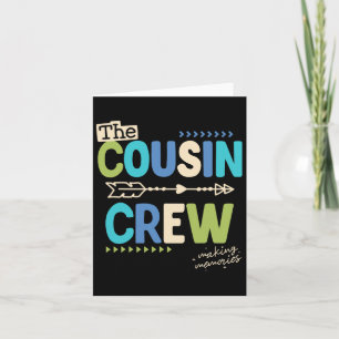 Cousin Crew 2025 Erinnerungen Familienurlaub C Karte