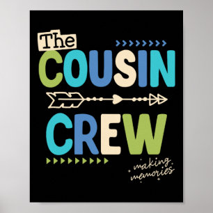 Cousin Crew 2025 Erinnerungen Familienurlaub C Poster
