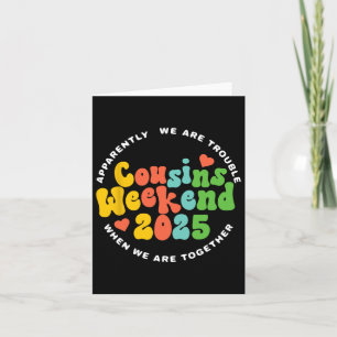 Cousin Crew 2025 Familienurlaub Wochenende Urlaub Karte