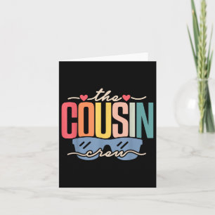 Cousin Crew 2025 Family Wiedersehen Family Vacatio Karte