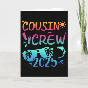 Cousin Crew 2025 Für Sommerurlaub Familienferien Karte