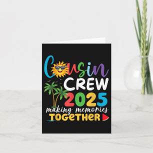 Cousin Crew 2025 Sommerferien Beach Familienausflu Karte