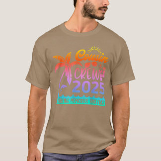 Cousin Crew 2025 Sommerferien Beach Familienausflu T-Shirt