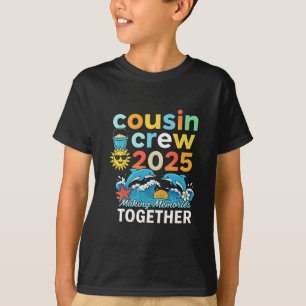 Cousin Crew 2025 Sommerferien Strand Familientrip T-Shirt