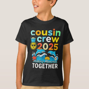Cousin-Crew 2025 Sommerferien Strand Familienurlau T-Shirt