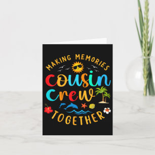 Cousin Crew 2025 Sommerferien Strandfamilienreise Karte
